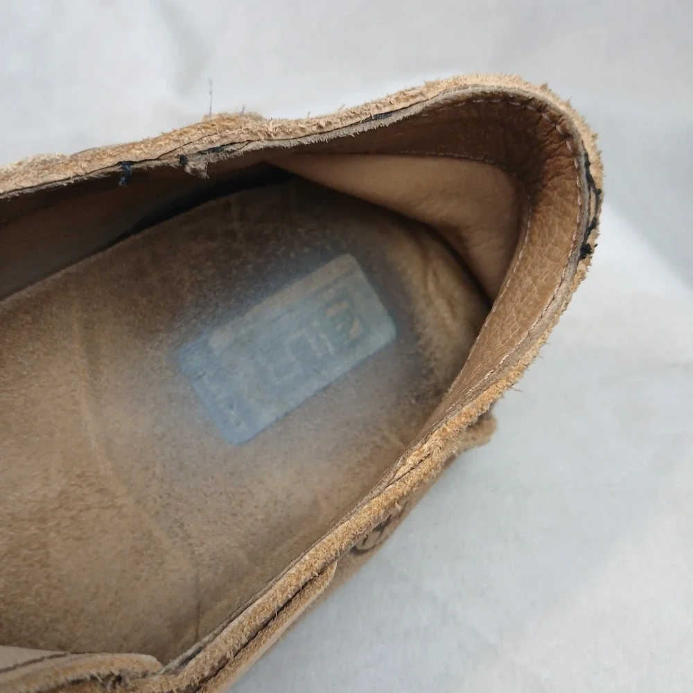 Ariat Gleeson 9.5 Mens Shoes Boat Moc Brown Casual